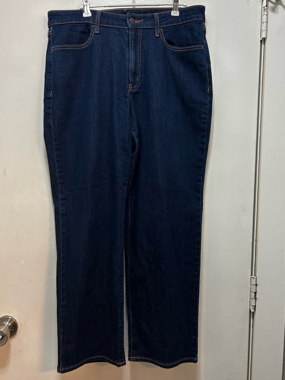 Old Navy Dark Blue Straight Leg Women's Jeans